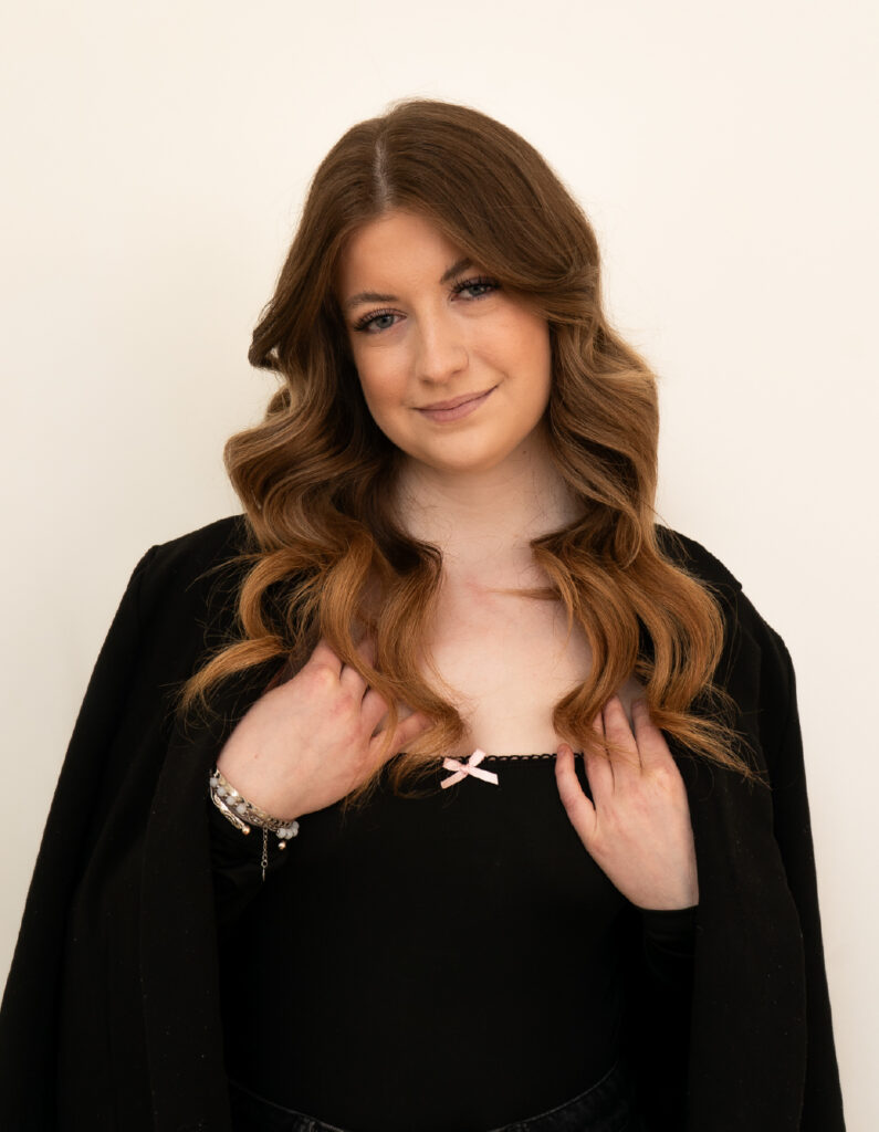Portrait de Audrey, coiffeuse au salon Euphorik à Sherbrooke.